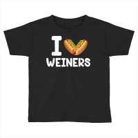 Frankfurter Wiener Frank Sausage Bun I Love Weiners Hotdogs T Shirt Toddler T-shirt | Artistshot