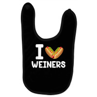 Frankfurter Wiener Frank Sausage Bun I Love Weiners Hotdogs T Shirt Baby Bibs | Artistshot