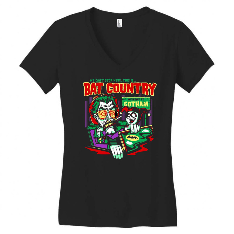 Bat Country Women's V-neck T-shirt | Artistshot