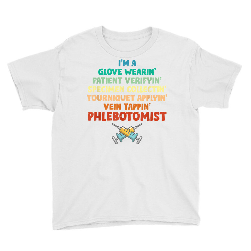 Phlebotomist Definition  Syringe Nurse  Phlebotomy T Shirt Youth Tee | Artistshot