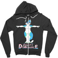 Assert Dominance Zipper Hoodie | Artistshot