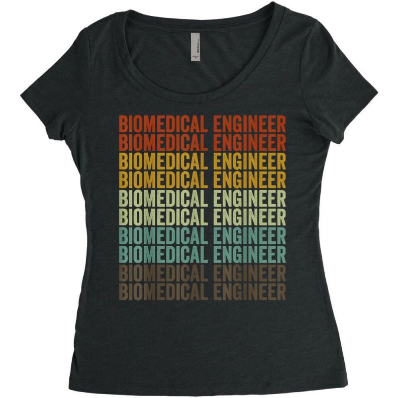 Biomedical Engineer Retro T Shirt Women's Triblend Scoop T-shirt by riogasehzilahiy | Artistshot