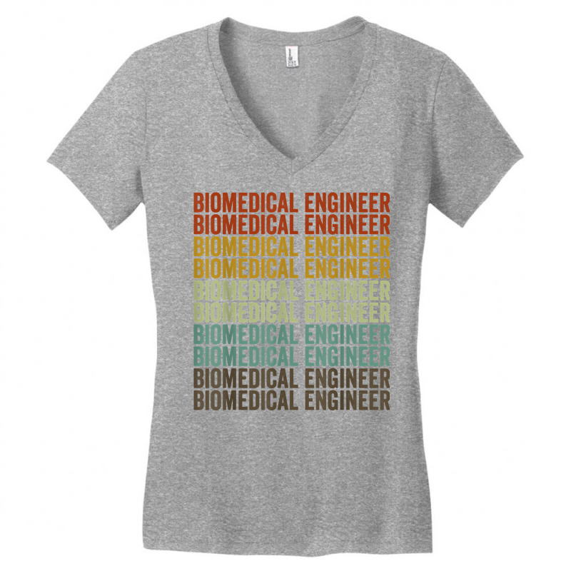 Biomedical Engineer Retro T Shirt Women's V-Neck T-Shirt by riogasehzilahiy | Artistshot