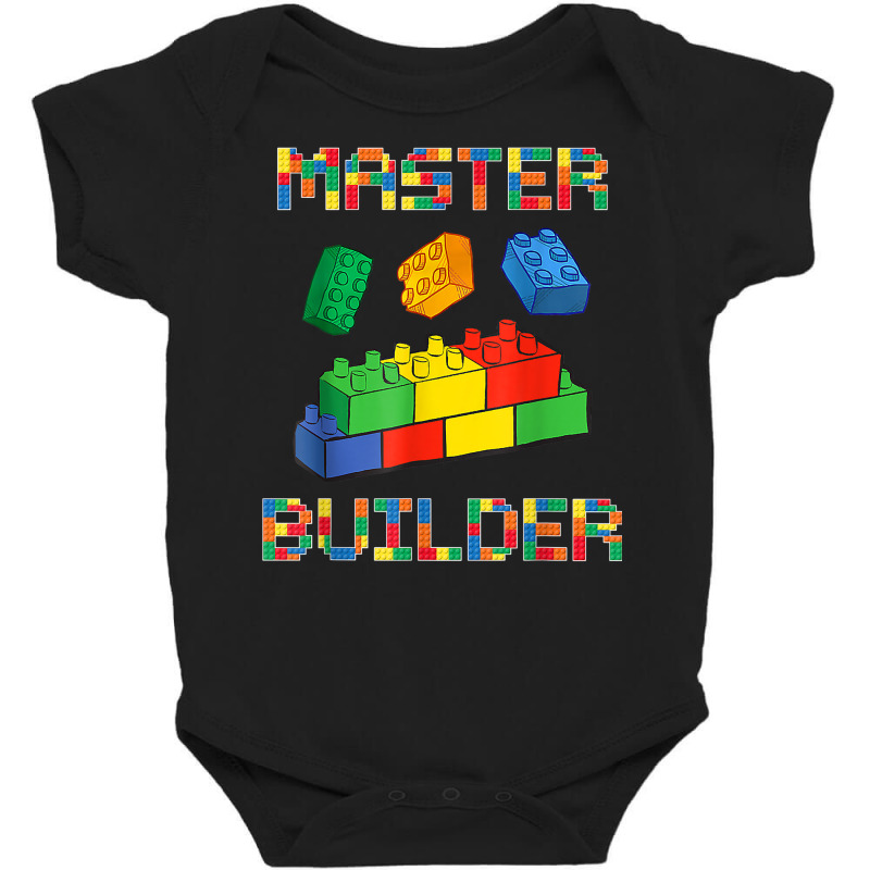 Brick Builder Blocks Building Master Builder Funny Toys Kids T Shirt Baby Bodysuit | Artistshot