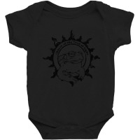 Authentic Church Of The Toad Of Light Psychedlic Frog Licking (distres Baby Bodysuit | Artistshot