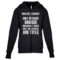 Gift For Badass Urology Resident Youth Zipper Hoodie | Artistshot