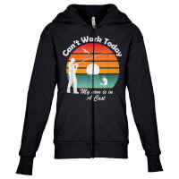 Mens Can't Work Today My Arm Is In A Cast, Fishing, Fathers Day T Shir Youth Zipper Hoodie | Artistshot