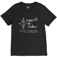 P3 Orion Navy Aircraft Crew Veteran Naval Aviation Birthday Gift V-neck Tee | Artistshot