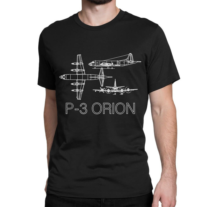 P3 Orion Navy Aircraft Crew Veteran Naval Aviation Birthday Gift Classic T-shirt by MinnieMassella | Artistshot