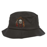 Roman Memento Mori Mosaic (black) Bucket Hat | Artistshot