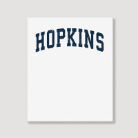 Hopkins Minnesota Mn Vintage Sports Design Navy Design Sweatshirt Portrait Canvas Print | Artistshot