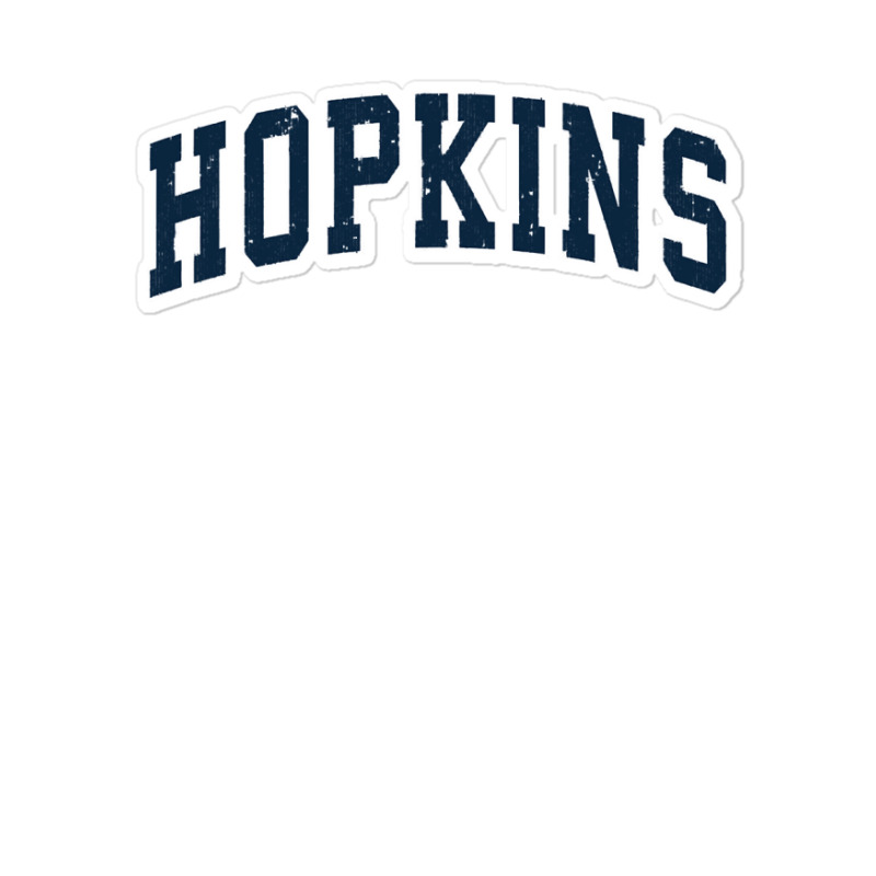 Hopkins Minnesota Mn Vintage Sports Design Navy Design Sweatshirt Sticker | Artistshot