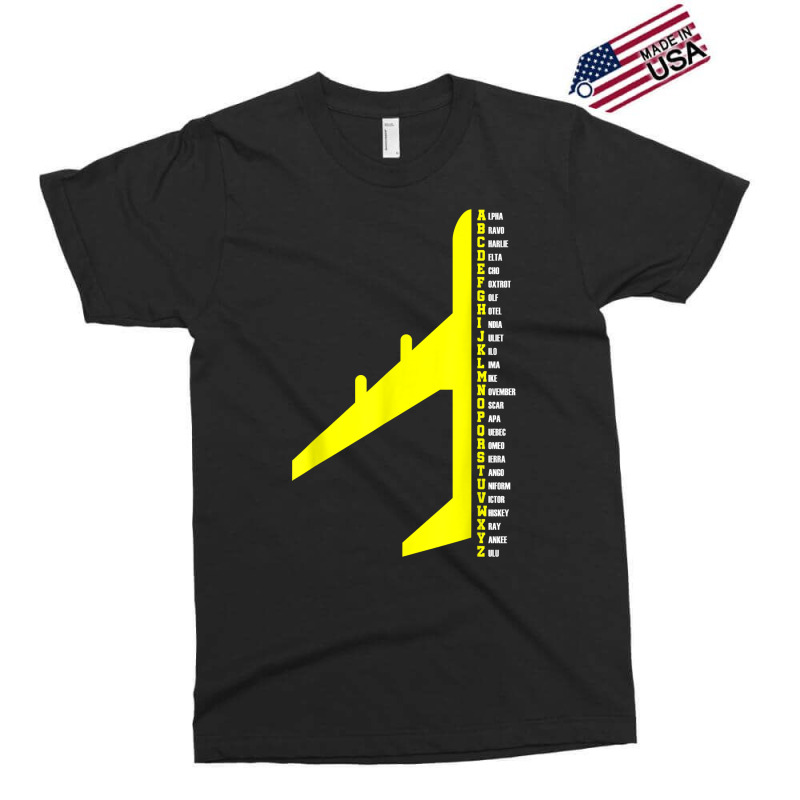 Phonetic Alphabet Pilot Airplane Funny Aviator Lover T Shirt Exclusive T-shirt | Artistshot