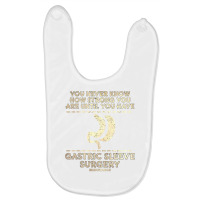 Funny Gastric Sleeve Bariatric Vsg Surgery Gastric Awareness T Shirt Baby Bibs | Artistshot