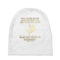 Funny Gastric Sleeve Bariatric Vsg Surgery Gastric Awareness T Shirt Baby Beanies | Artistshot