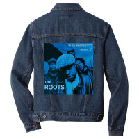 The Roots Do You Want More!!!! Album Cover Men Denim Jacket | Artistshot