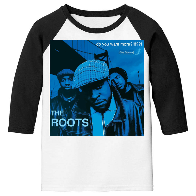 The Roots Do You Want More!!!! Album Cover Youth 3/4 Sleeve | Artistshot