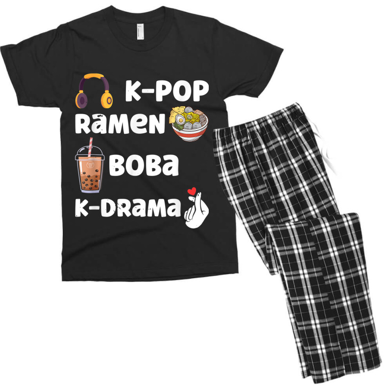 Kpop Ramen Boba Kdrama  Kpop Men's T-shirt Pajama Set | Artistshot