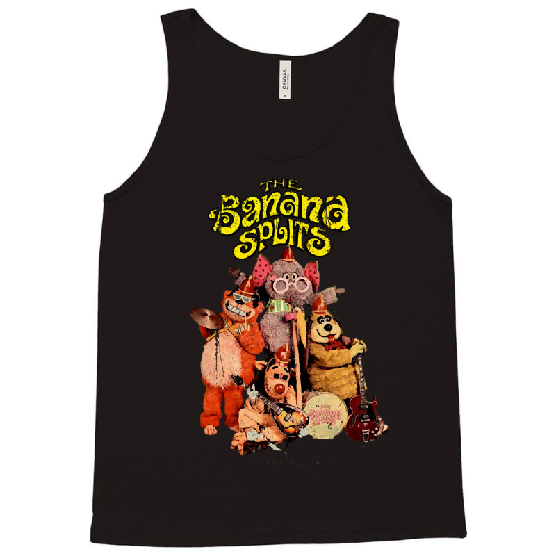 Banana Splits - Distressed, Vintage Tank Top by poppyallen | Artistshot