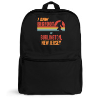 Bigfoot Lives In Burlington New Jersey Sweatshirt Backpack | Artistshot