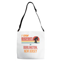 Bigfoot Lives In Burlington New Jersey Sweatshirt Adjustable Strap Totes | Artistshot