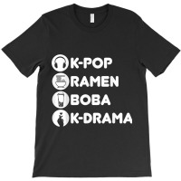 Kpop Ramen Boba Kdrama Korean T-shirt | Artistshot