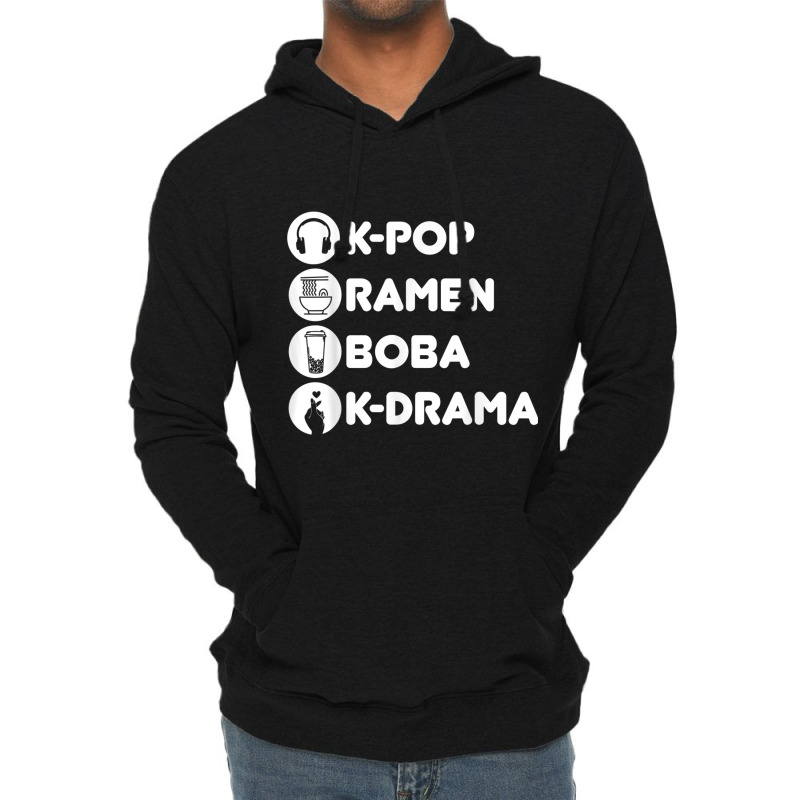 Kpop Ramen Boba Kdrama Korean Lightweight Hoodie | Artistshot