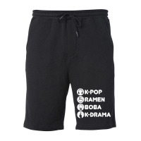 Kpop Ramen Boba Kdrama Korean Fleece Short | Artistshot