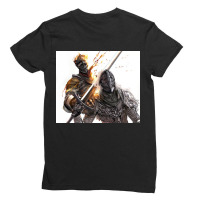 Ashen One And The Tarnished Ladies Fitted T-shirt | Artistshot