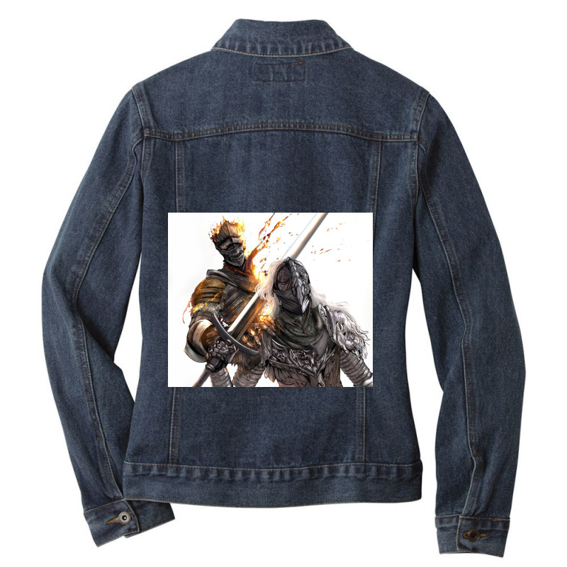 Ashen One And The Tarnished Ladies Denim Jacket by Dinh Quan | Artistshot