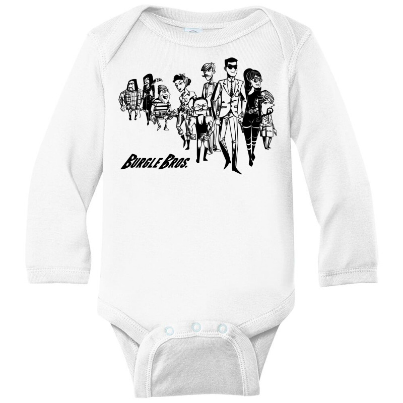 Burgle Bros Get In Get The Loot Get Out Official Art From Fowers Games Long Sleeve Baby Bodysuit | Artistshot