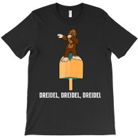 Bigfoot Dabbing Dreidel Funny Hanukkah Jewish Shirt T-shirt | Artistshot