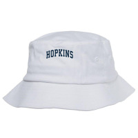 Hopkins Minnesota Mn Vintage Sports Design Navy Design Long Sleeve T S Bucket Hat | Artistshot