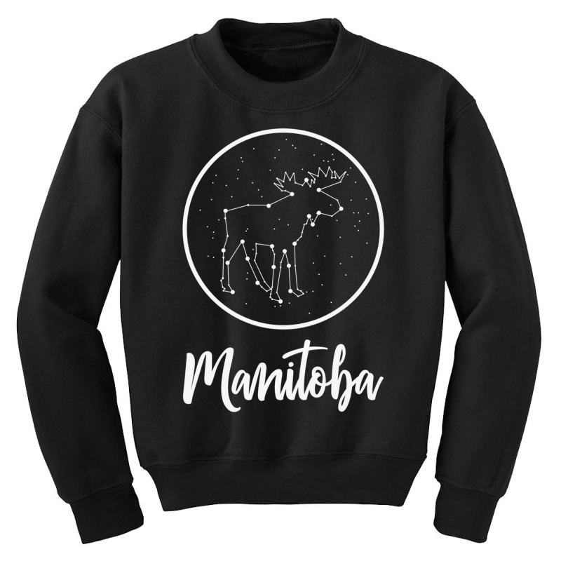 Manitoba Moose Shirt Astrology Star Gazing Inspired Gift Sweatshirt Youth Sweatshirt | Artistshot