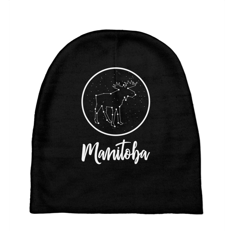 Manitoba Moose Shirt Astrology Star Gazing Inspired Gift Sweatshirt Baby Beanies | Artistshot