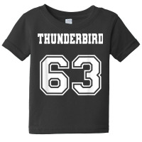 Jersey Style Thunderbird 63 1963 Muscle Classic Car T Shirt Baby Tee | Artistshot