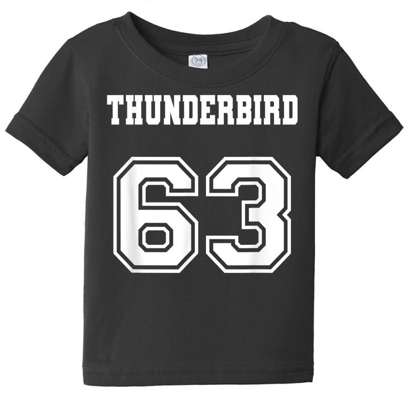 Jersey Style Thunderbird 63 1963 Muscle Classic Car T Shirt Baby Tee | Artistshot