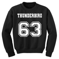 Jersey Style Thunderbird 63 1963 Muscle Classic Car T Shirt Youth Sweatshirt | Artistshot