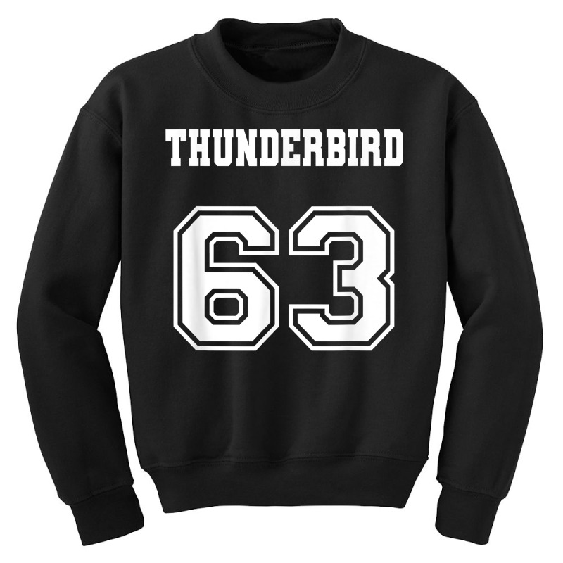 Jersey Style Thunderbird 63 1963 Muscle Classic Car T Shirt Youth Sweatshirt | Artistshot