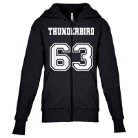 Jersey Style Thunderbird 63 1963 Muscle Classic Car T Shirt Youth Zipper Hoodie | Artistshot