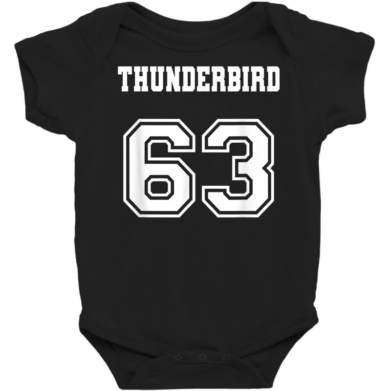 Jersey Style Thunderbird 63 1963 Muscle Classic Car T Shirt Baby Bodysuit | Artistshot