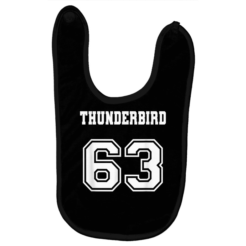 Jersey Style Thunderbird 63 1963 Muscle Classic Car T Shirt Baby Bibs | Artistshot