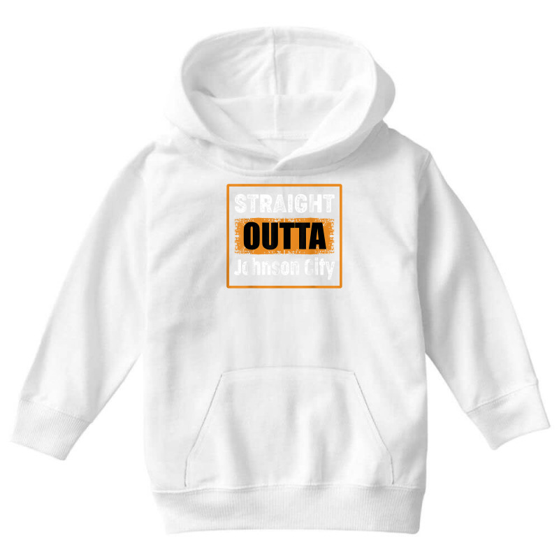 Straight Outta Johnson City Tennessee Usa Retro Hintage T Shirt Youth Hoodie by pilusoekyokeln | Artistshot