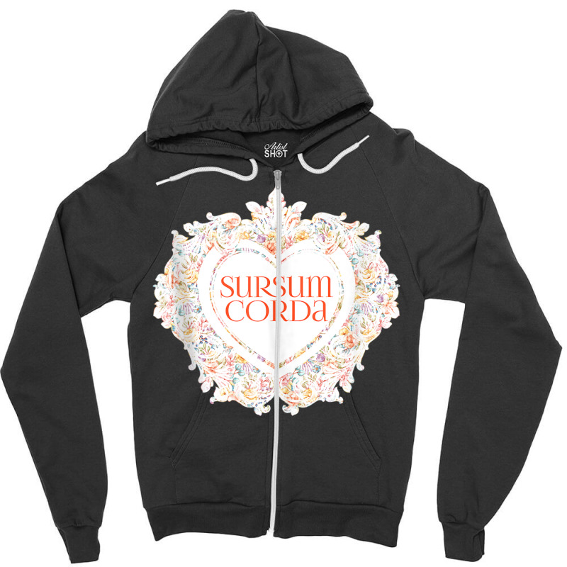 Sursum Corda Traditional Latin Mass Valentine's Day Catholic Tank Top Zipper Hoodie | Artistshot