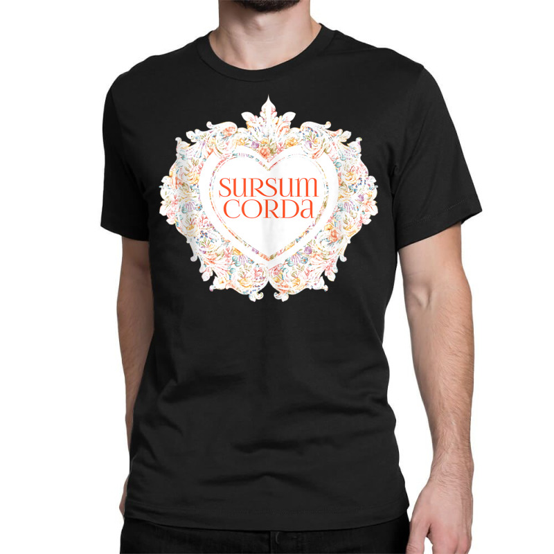 Sursum Corda Traditional Latin Mass Valentine's Day Catholic Tank Top Classic T-shirt | Artistshot