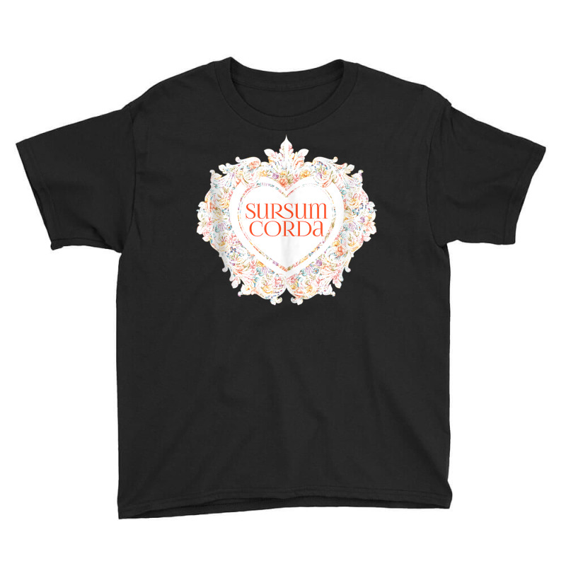 Sursum Corda Traditional Latin Mass Valentine's Day Catholic Tank Top Youth Tee | Artistshot