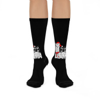 Cute Llama Shirt   Fa La La La Llama Christmas T Shirt Crew Socks | Artistshot