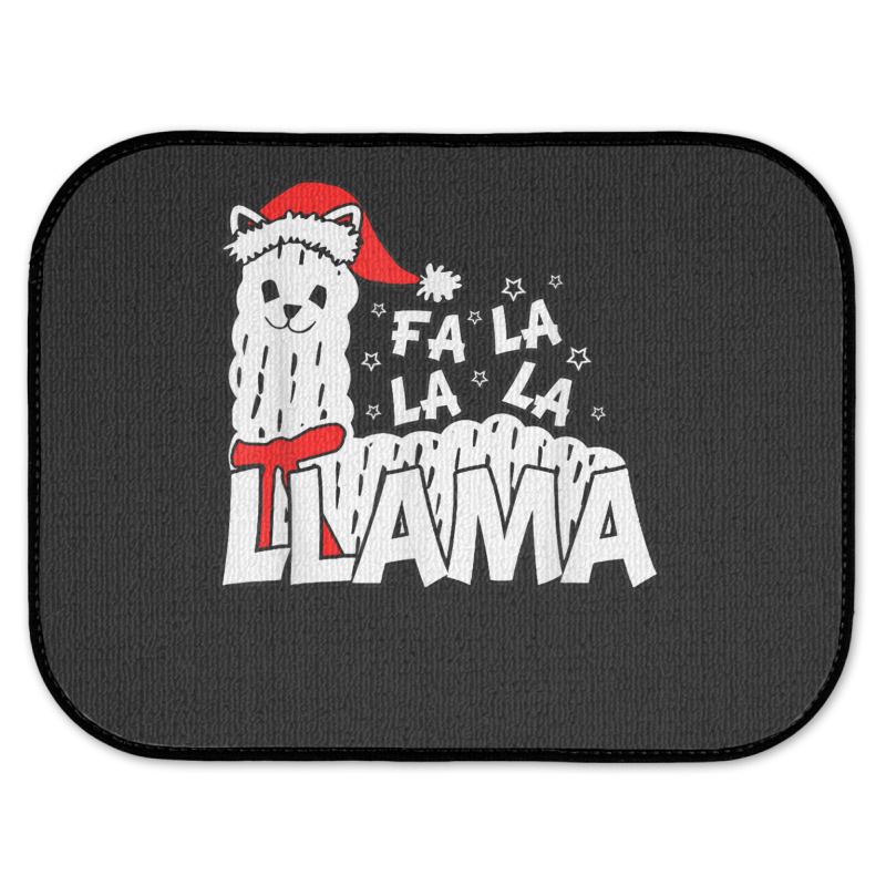 Cute Llama Shirt   Fa La La La Llama Christmas T Shirt Rear Car Mat | Artistshot