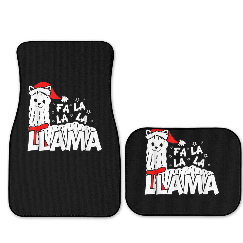 Cute Llama Shirt   Fa La La La Llama Christmas T Shirt Full Set Car Mats | Artistshot