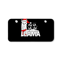 Cute Llama Shirt   Fa La La La Llama Christmas T Shirt Bicycle License Plate | Artistshot